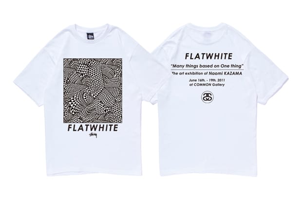 Stussy x Naomi Kazama "Flat White" T-Shirt