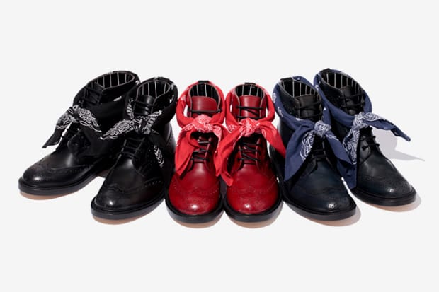 SWAGGER x Tricker's 7-Hole Wingtip Boots