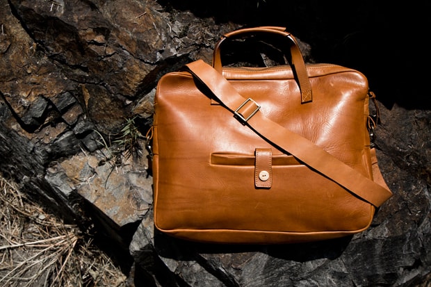 A Kind of Guise Leather Messenger Bag