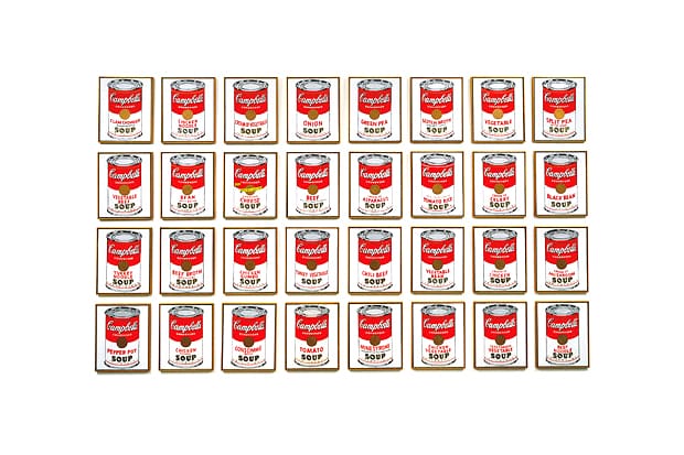 Andy Warhol Campbell's Soup Cans Exhibition @ MOCA
