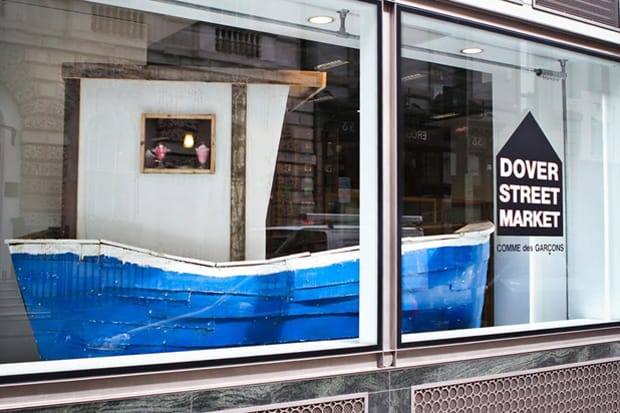 Dover Street Market "The Ship of Fools" by  Matt Clark Display Window