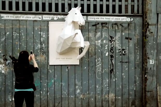 Dry the River x Xavier Barrade 3D Paper Posters 