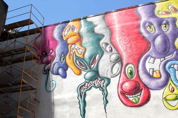 Kenny Scharf Mural in Philadelphia 