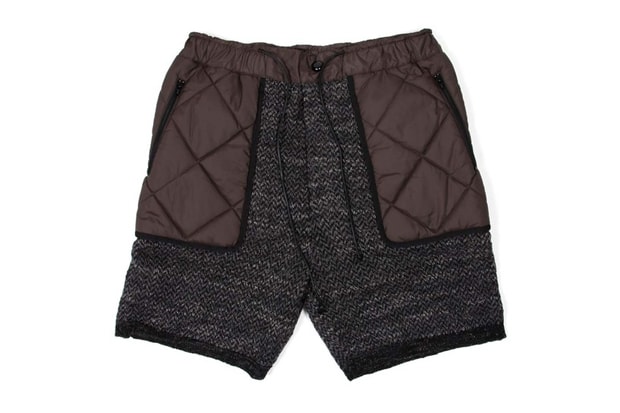 sacai Wool and Quilted Shorts