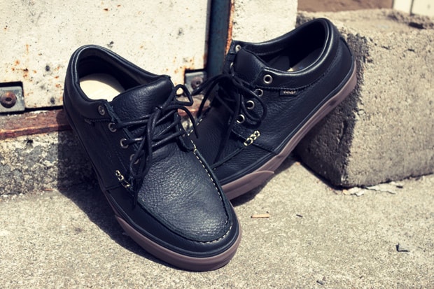 Vans California 106 Moc Black Leather