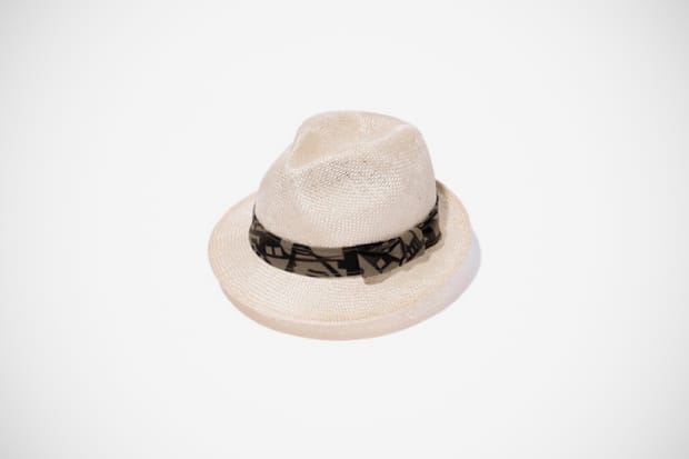 A Bathing Ape ABC DECO SHORT BRIM STRAW HAT 
