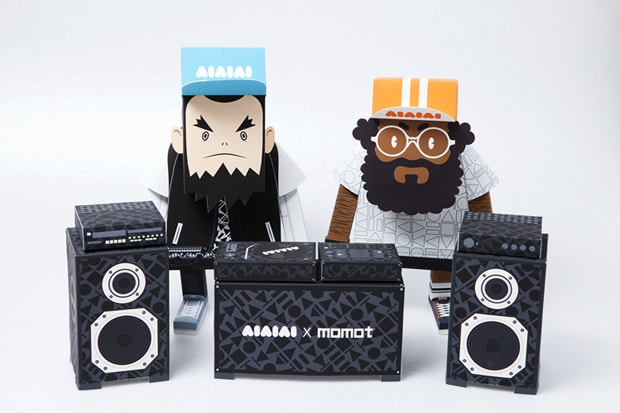 AIAIAI X MOMOT Paper Toys