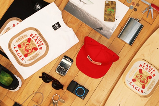 Eager Beaver Lager x Stussy Capsule Collection