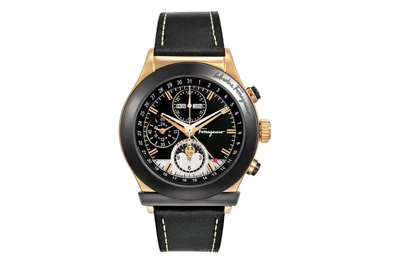 ferragamo moonphase watch
