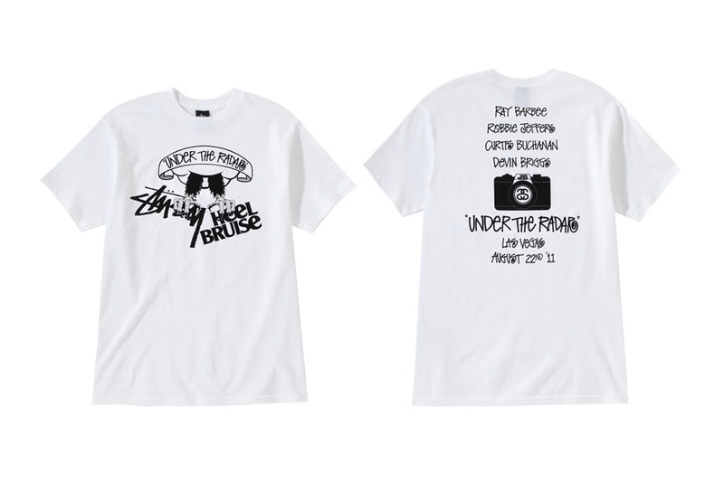 Heel Bruise x Stussy "Under the Radar" T-Shirts