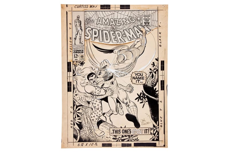 John Romita Spider-Man #49 Cover Art Auction