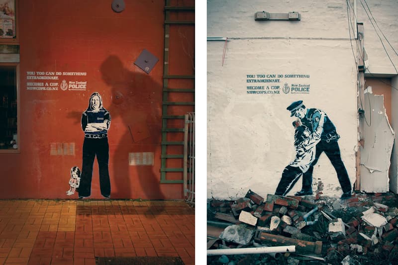 Kiwi Police do Banksy-Style Recruitment Street Ads