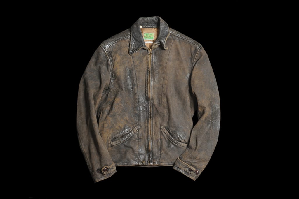 levis vintage leather jacket 