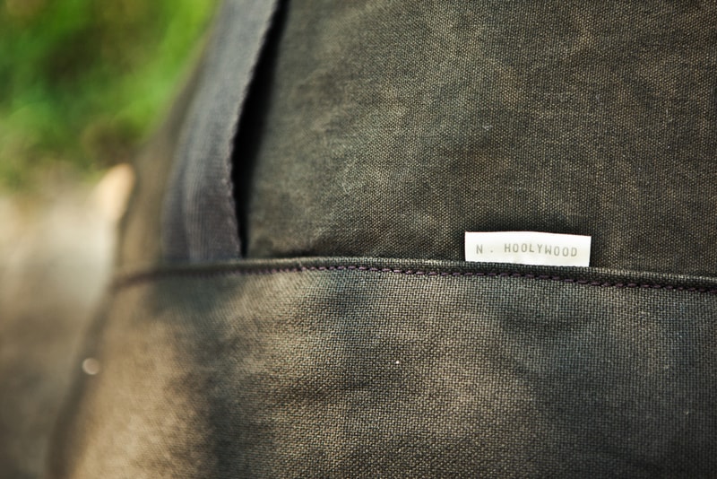 N.HOOLYWOOD Waxed Canvas Backpack