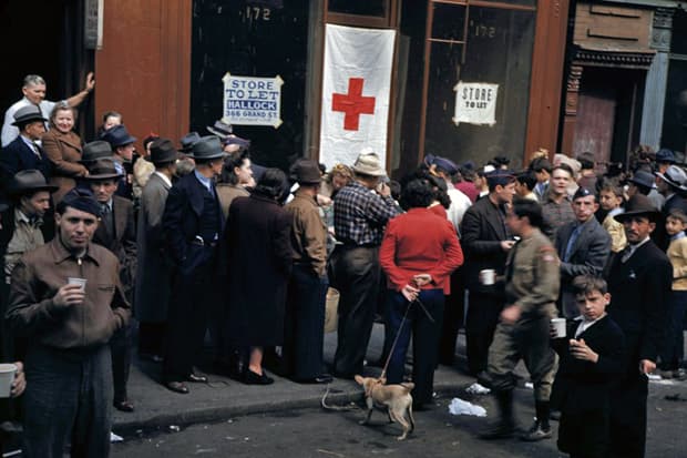 New York 1940s in Color