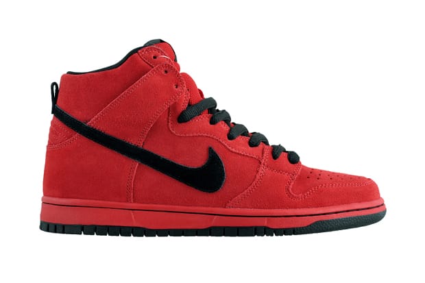 nike sb red suede