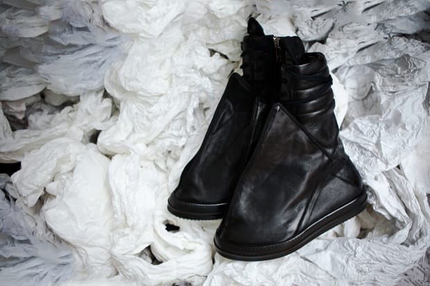 Rick Owens Turbo Geo Basket Sneakers