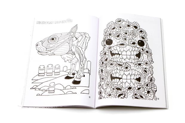 RxArt Between the Lines: A Coloring Book of Drawings by Contemporary Artists, Volume 2