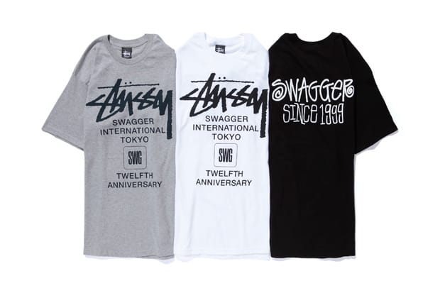 SWAGGER x Stussy 12th Anniversary "International" T-Shirt