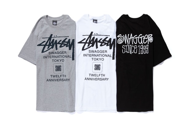 SWAGGER x Stussy 12th Anniversary "International" T-Shirt