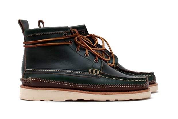 Yuketen "Loden Green" Maine Guide 5 Eye Boot