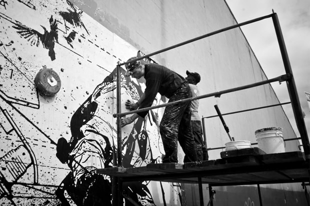 9/11 Tribute Mural by WK Interact
