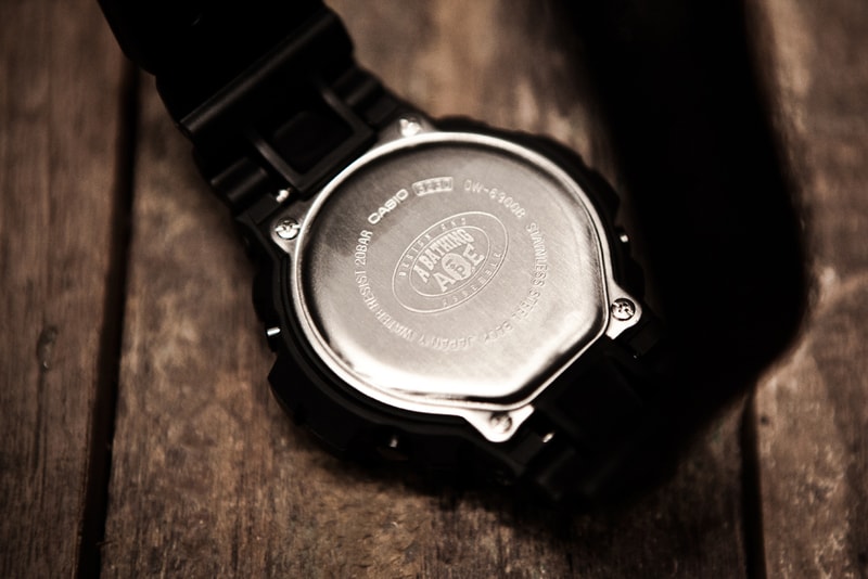A Bathing Ape x Casio G-Shock DW-6900 Black/Gold