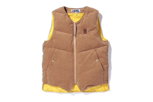 A Bathing Ape CORDUROY DOWN VEST