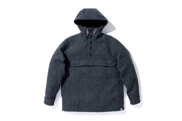 A Bathing Ape DONEGAL TWEED PULLOVER PARKA