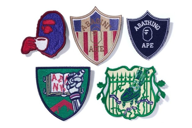 A Bathing Ape MORALE PATCH SET