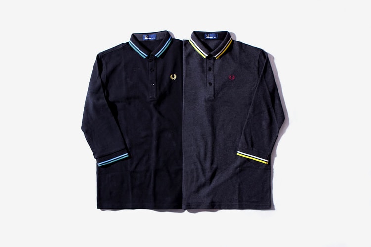 BEAMS x Fred Perry 3/4 Length Polo Shirts