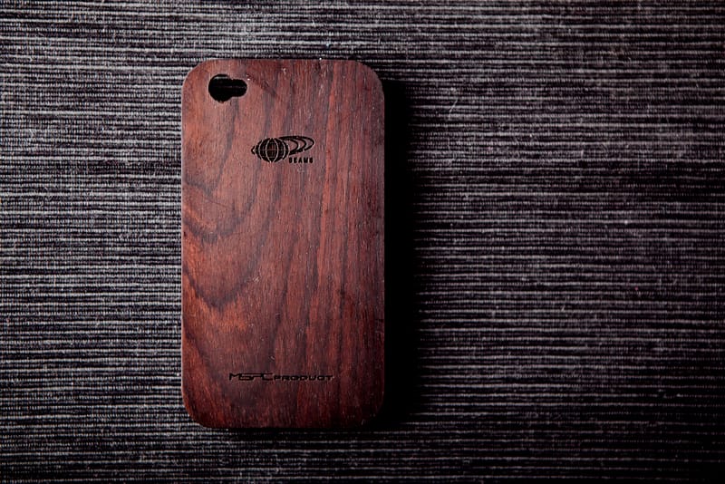 BEAMS x master-piece Wooden iPhone 4 Case