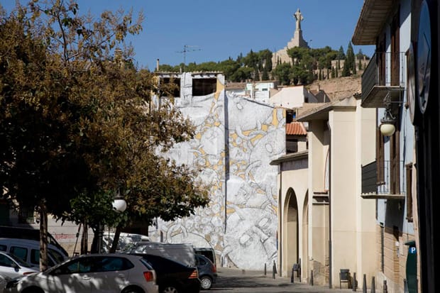 Blu @ Tudela Avant-Garde Urbano Festival, Spain