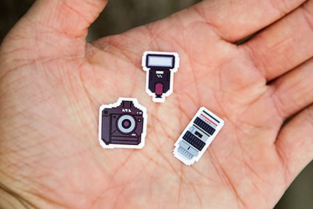 Camera Stickers by Billy Brown