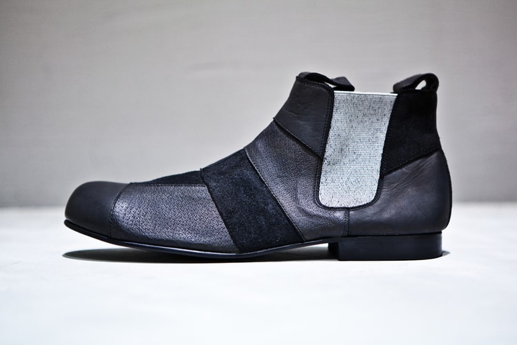 COMME des GARCONS HOMME PLUS Patchwork Chelsea Boots