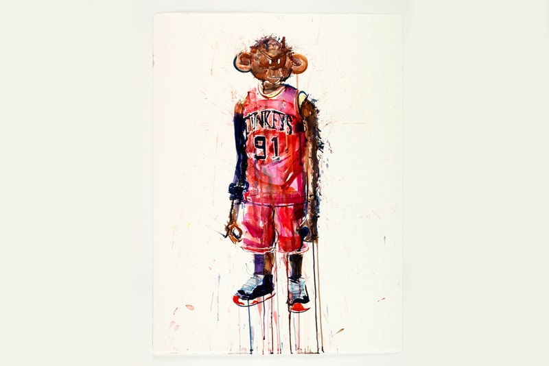 CoolRain x Dave White "Dunkeys Evolve" Exhibition 