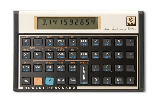HP 12c 30th Anniversary Edition Scientific Calculator