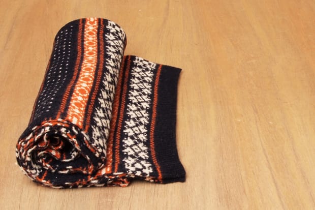Junya Watanabe COMME des GARCONS MAN Wool Fair Isle Muffler