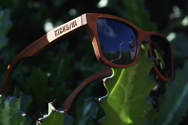 KICKS/HI x Shwood 10th Anniversary Koa Wood "Canby" Sunglasses
