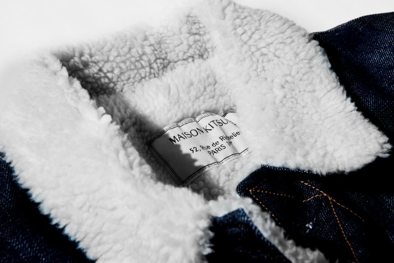 Kitsuné Shearling Denim Jacket