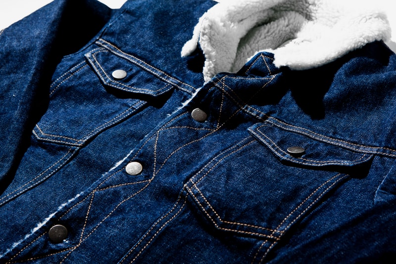 Kitsuné Shearling Denim Jacket