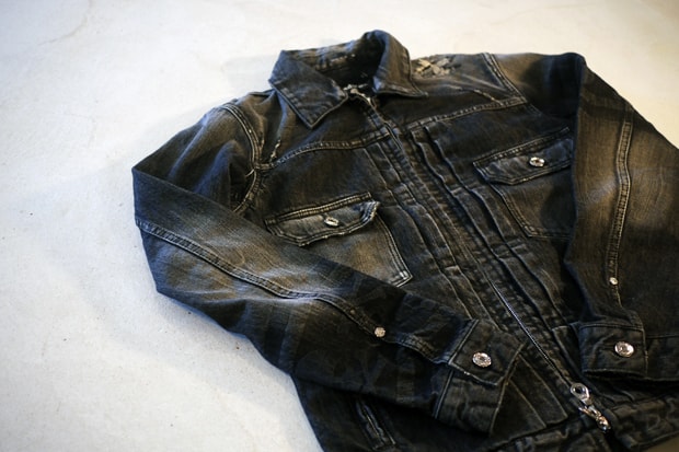 mastermind JAPAN Washed Denim Jacket