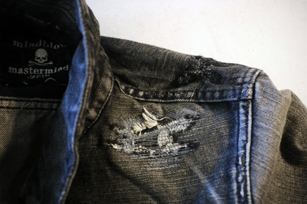 mastermind JAPAN Washed Denim Jacket