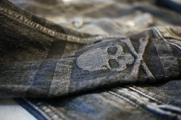mastermind JAPAN Washed Denim Jacket