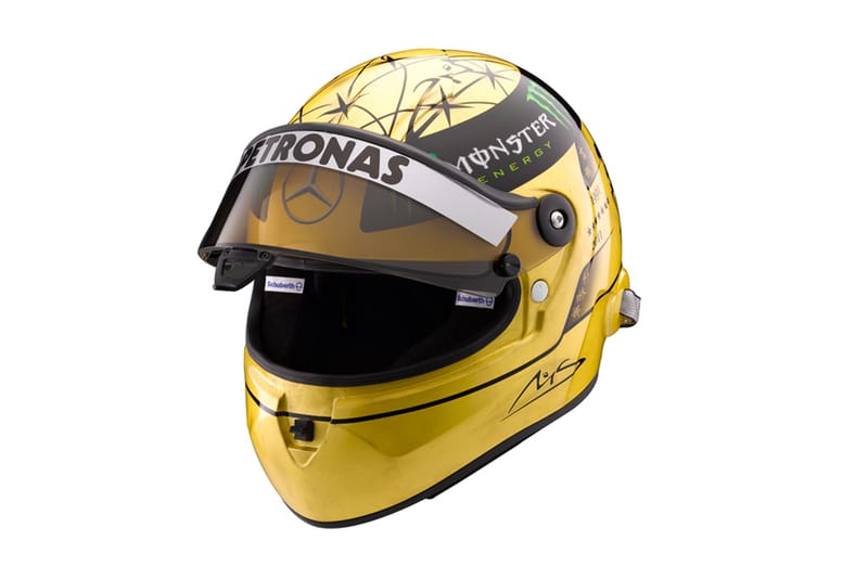 Michael Schumacher x Schuberth 20th Anniversary Gold F1 Helmet