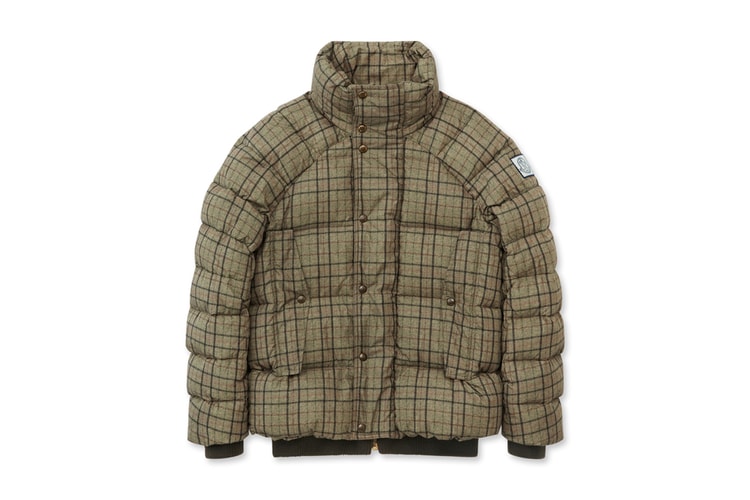 Moncler Gamme Bleu Check Down Jacket