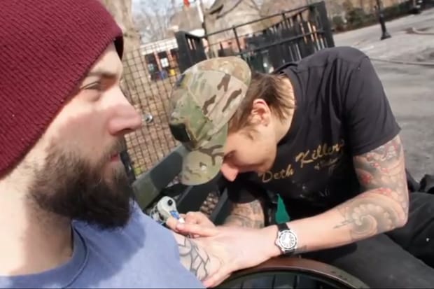 Scott Campbell Prison Tattoo Video