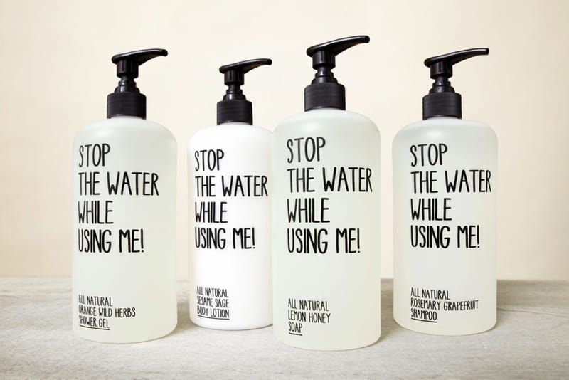 STOP THE WATER WHILE USING ME!