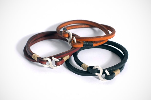 Tanner Goods Cast Silver Double Wrap Wristband