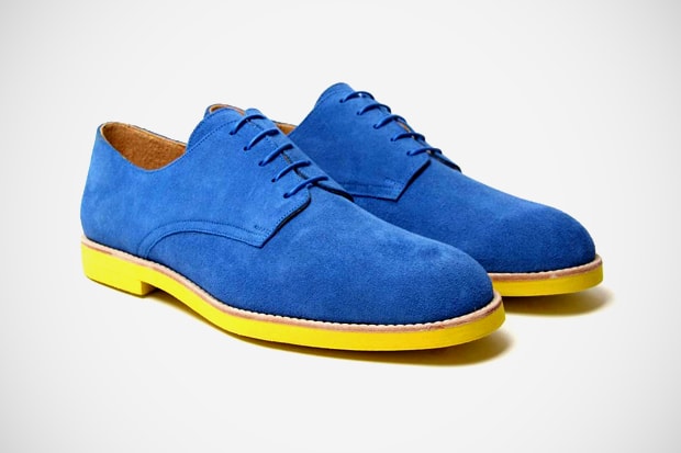 T&F Slack Shoemakers London Capri Suede Derby